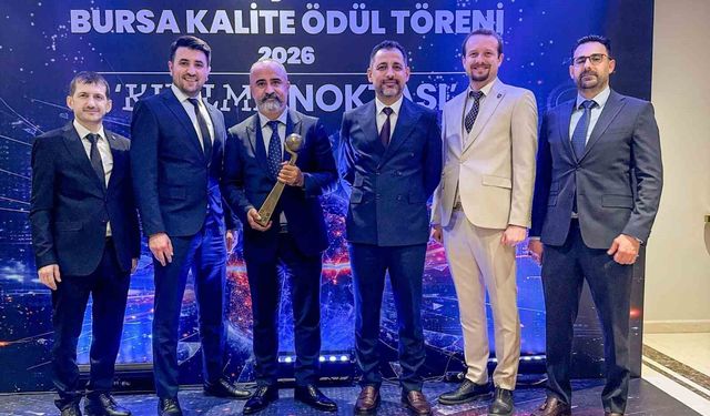 Bursa Kalite Büyük Ödülü'nü aldılar