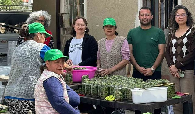 Çağla turşusundan kadın üreticilere ekonomik katkı