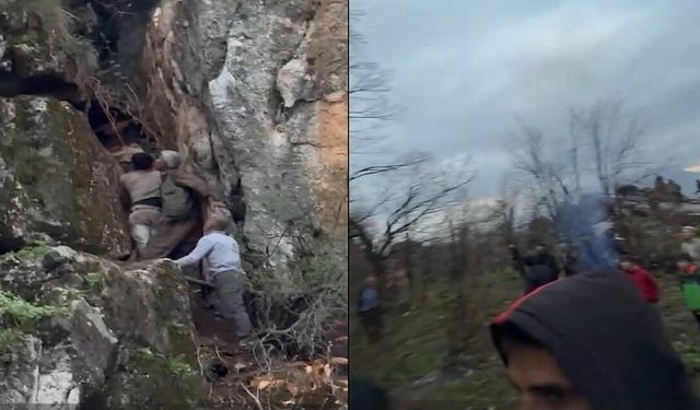 Derecik'te dağda mahsur kalan genç kurtarıldı