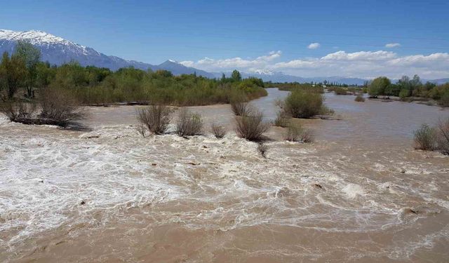 Doğu'da kar suları nehirleri coşturdu, barajlar doldu