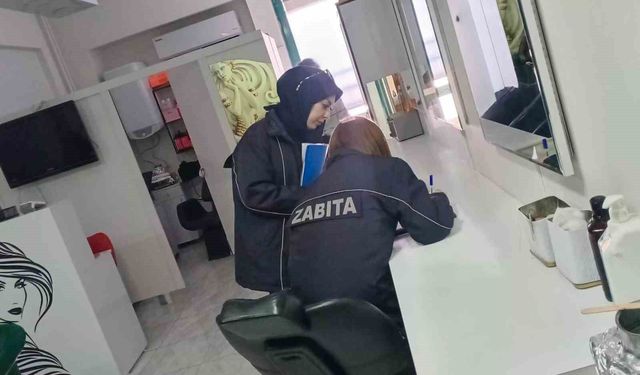 Erzincan'da kuaför ve güzellik merkezlerine denetim