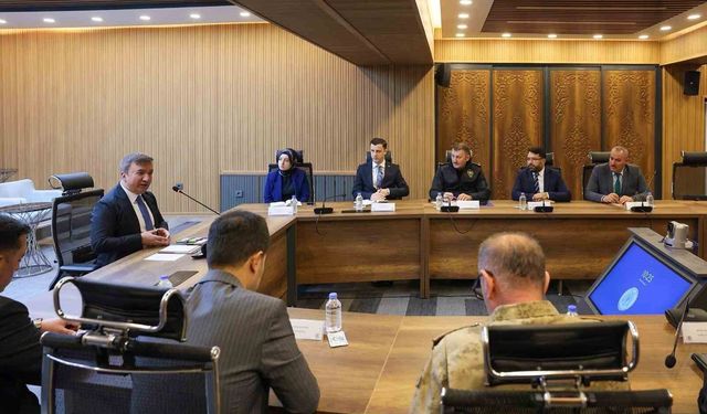 Erzincan'da okul güvenliği toplantısı düzenlendi