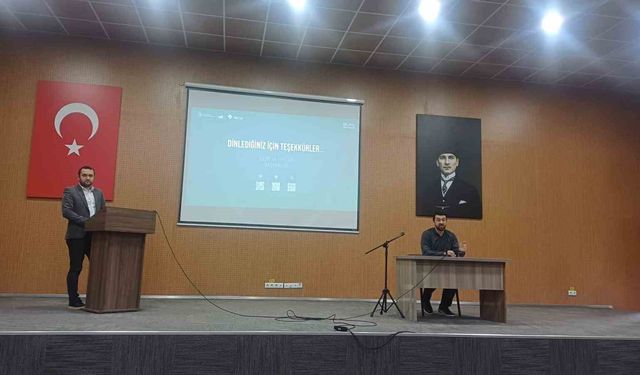 Hisarcık 15 Temmuz Şehitleri Anadolu Lisesi'nde 'İklim Değişikliği' Konferansı