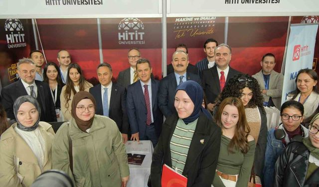 Hitit Üniversitesi standına OKAF'ta yoğun ilgi