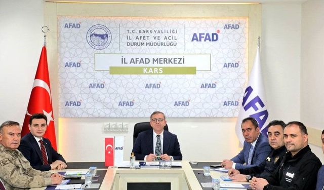 Kars'ta afetlere karşı hazırlık masaya yatırıldı