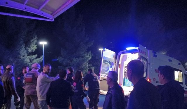 Kavgayı ayırmak isterken bacağından vuruldu