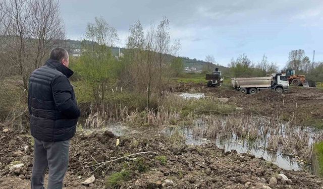 Kaymakamlık ve belediyeden ortak çalışma; tehlike oluşturan göletler kapatılıyor