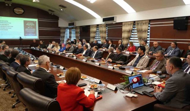 KBÜ Senatosu'nda akreditasyon ve uluslararası gelişmeler görüşüldü