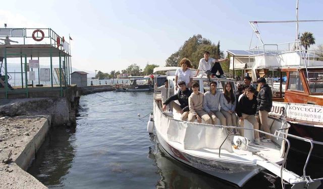 Köyceğiz Gölü'nde incelemelerde bulunuldu