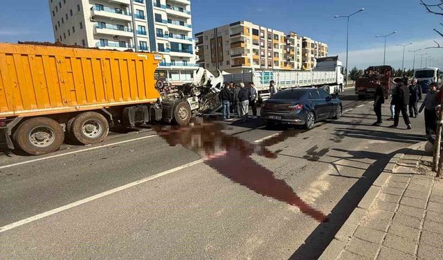 Mardin'de kamyon ile tır çarpıştı: 1 yaralı