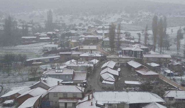 Mihalıcçık beyaza büründü