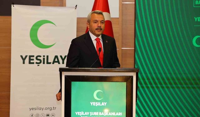Rize Valisi Baydaş'a Yeşilay'dan 'Bağımsızlık Neferleri Üstün Hizmet Madalyası'