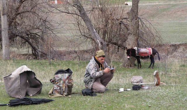 Saksağandan etkilendi, çobanlığı dijitalleştirdi, artık koyun sürüsünü dronle yönetiyor