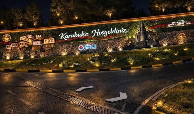 Şehir girişlerine estetik görünüm kazandırılıyor