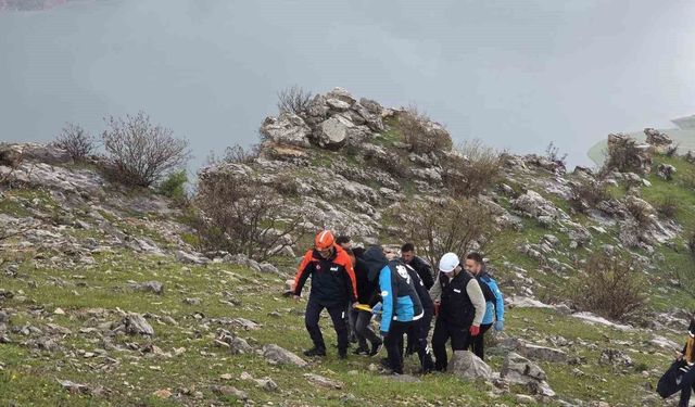 Siirt'te atıyla birlikte kayalıklara yuvarlanan genç ağır yaralandı