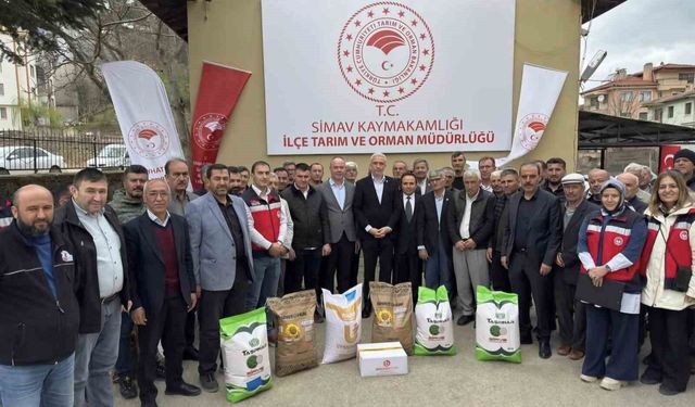 Simav'da çiftçilere yüzde 75 hibeli tohum desteği