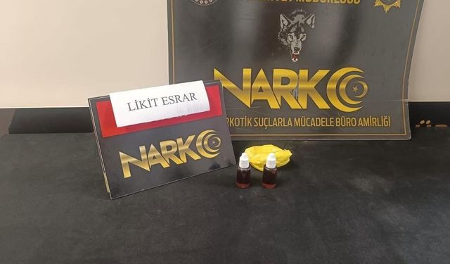 Şırnak'ta kargoda likit uyuşturucu ele geçirildi