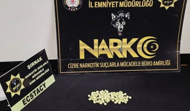 Şırnak'ta uyuşturucu hap ele geçirildi: 2 gözaltı