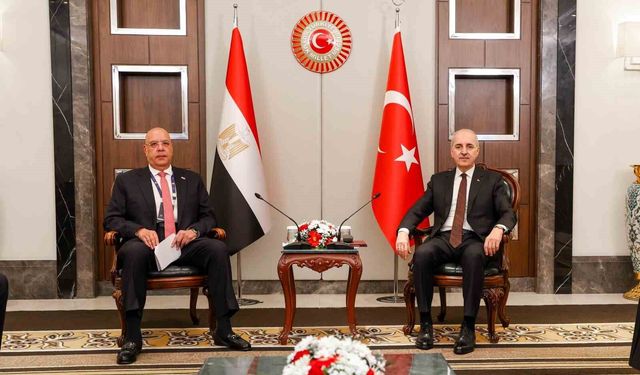 TBMM Başkanı Kurtulmuş, Mısır Temsilciler Meclisi Başkanı Badawy ile görüştü