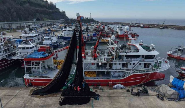 Trabzon'da balıkçılar 'paydos' dedi