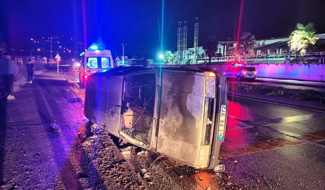 Trabzon'da trafik kazası: 2 yaralı