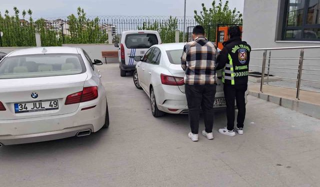 Arnavutköy'de 'makas' atan sürücüye 96 bin TL ceza