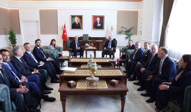 Bakan Memişoğlu, Belçika Valonya Hükümeti Başkan Yardımcısı Jeholet ile görüştü