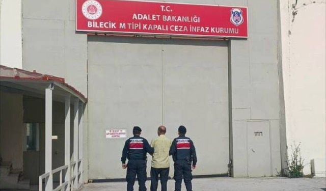 Bilecik'te 3 yıl 6 ay hapis cezası bulunan şahıs yakalandı