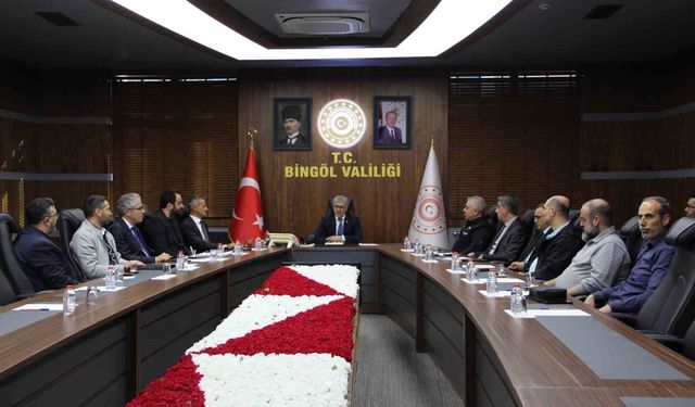 Bingöl'de Deprem Master Planı değerlendirmesi yapıldı