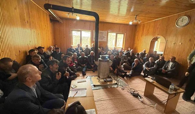 Çamlıkoz ve Bayraktar'daki HES projesi için halkın görüşleri alındı