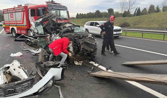Düzce'de kazalarda 5 kişi öldü, 415 kişi yaralandı