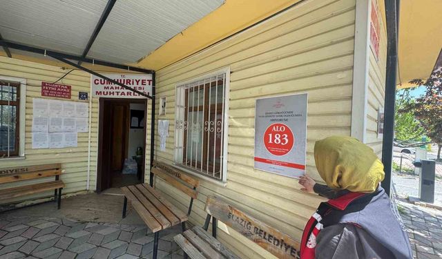 Elazığ'da kadına yönelik şiddetle mücadele çalışması