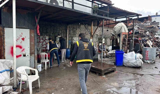 İskenderun ve Dörtyol'da hurdacılar denetlendi