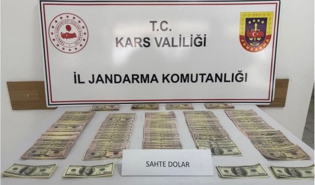 Kars'ta bayram öncesi sahte para operasyonu: 2.3 Milyon TL'lik sahte dolarla yakalandılar