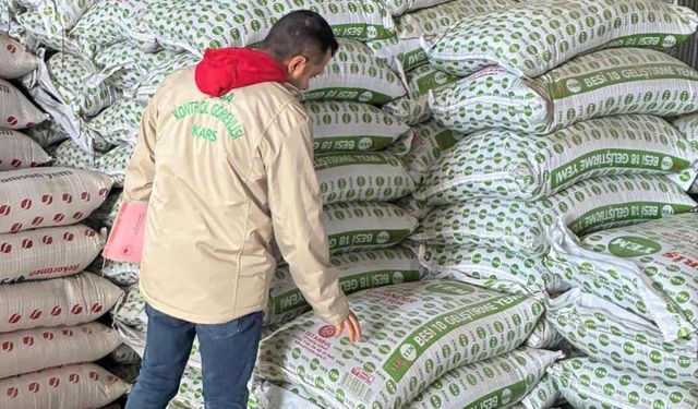 Kars'ta yem işletmelerine sıkı denetim: Güvenilir yem için kontroller aralıksız sürüyor