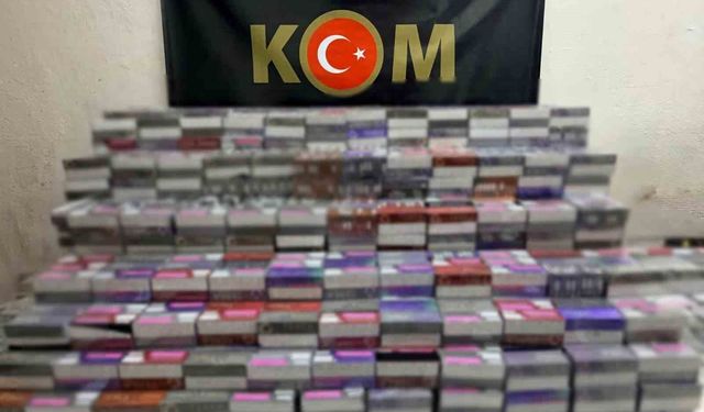 Mardin'de 12 bin 780 paket elektronik sigara kiti ele geçirildi