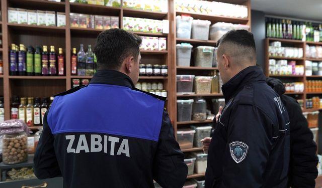 Melikgazi Zabıtası kasap ve baharatçıları denetledi