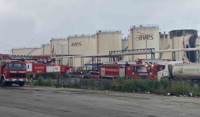 Mersin'de bir işçinin hayatını kaybettiği patlama anı kamerada
