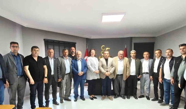 MHP İl Başkanı Özkan muhtarlarla bir araya geldi