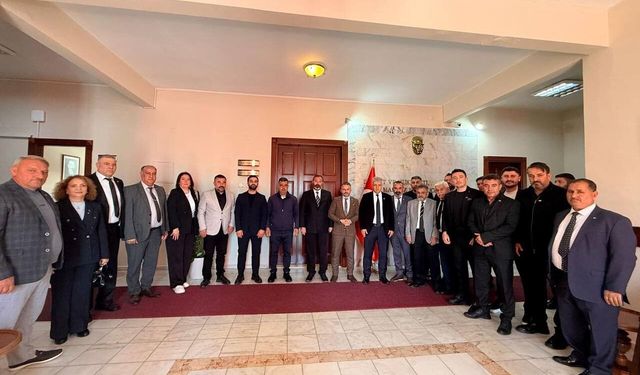 MHP İlçe Başkanı Taşdemir, Kaymakam Keklik ile görüştü
