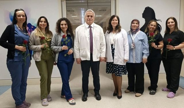 Nazilli Devlet Hastanesi'nde Ebeler Haftası kutlandı
