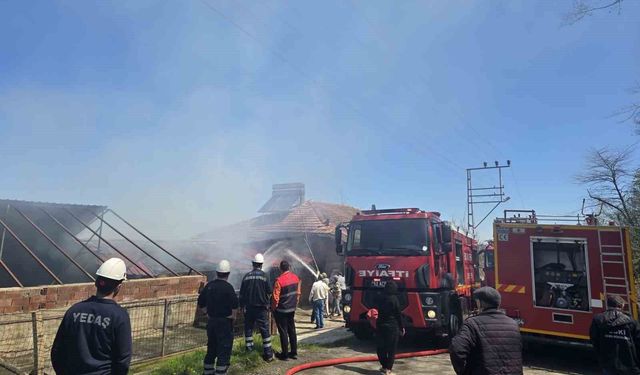 Ordu'da 3 katlı binada yangın