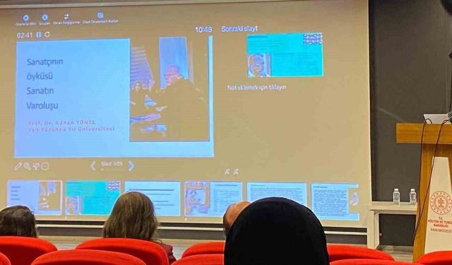 Prof. Dr. Adnan Tönel 'Sanatın Varoluşu'nu anlattı
