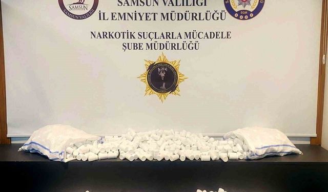 Samsun'da 51 bin 800 uyuşturucu hap ele geçirildi