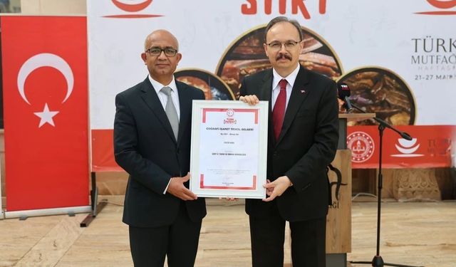 Siirt'in marka değeri 'Zivzik narı' tescillendi