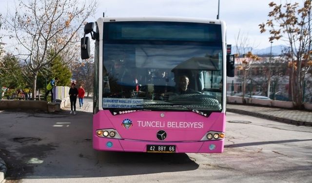Tunceli'de bayramda ücretsiz ulaşım hizmeti