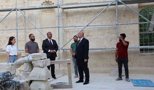 Adıyaman'da tarihi Ulu Camii ve Kap Camii çalışmaları devam ediyor