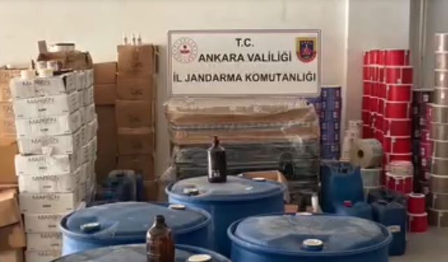 Ankara'da 10 milyon lira değerinde sahte ve kaçak kozmetik ürün ele geçirildi