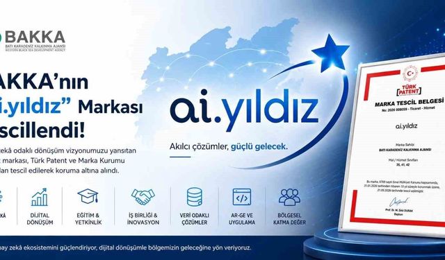 BAKKA'nın 'ai.yıldız' markası Türk Patent ve Marka Kurumu tarafından tescil edildi