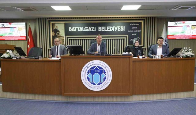 Battalgazi Belediye Meclisi haziran ayı toplantısı yapıldı